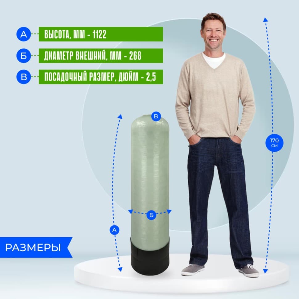 Корпус фильтра Noyi 1044-2,5" (верх) — фото 3