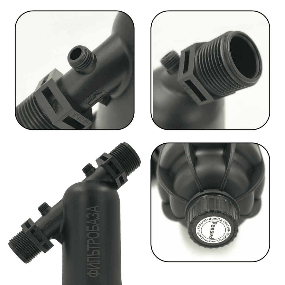 Дисковый фильтр для воды 3/4", 130 мкм, ФИЛЬТРОБАЗА — фото 2