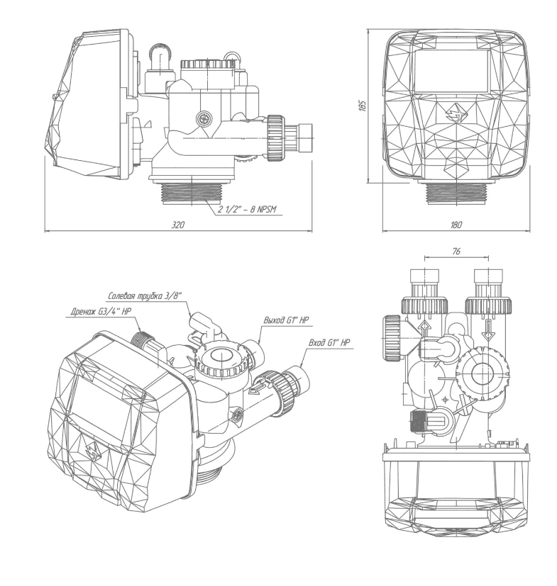 Клапан управления фильтром КЛАП’С КМ1 — фото 2