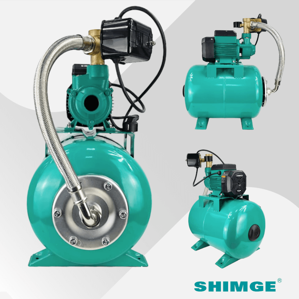 Насосная станция SHIMGE QB 60G1 c баком 24л, 40 л/мин — фото 3