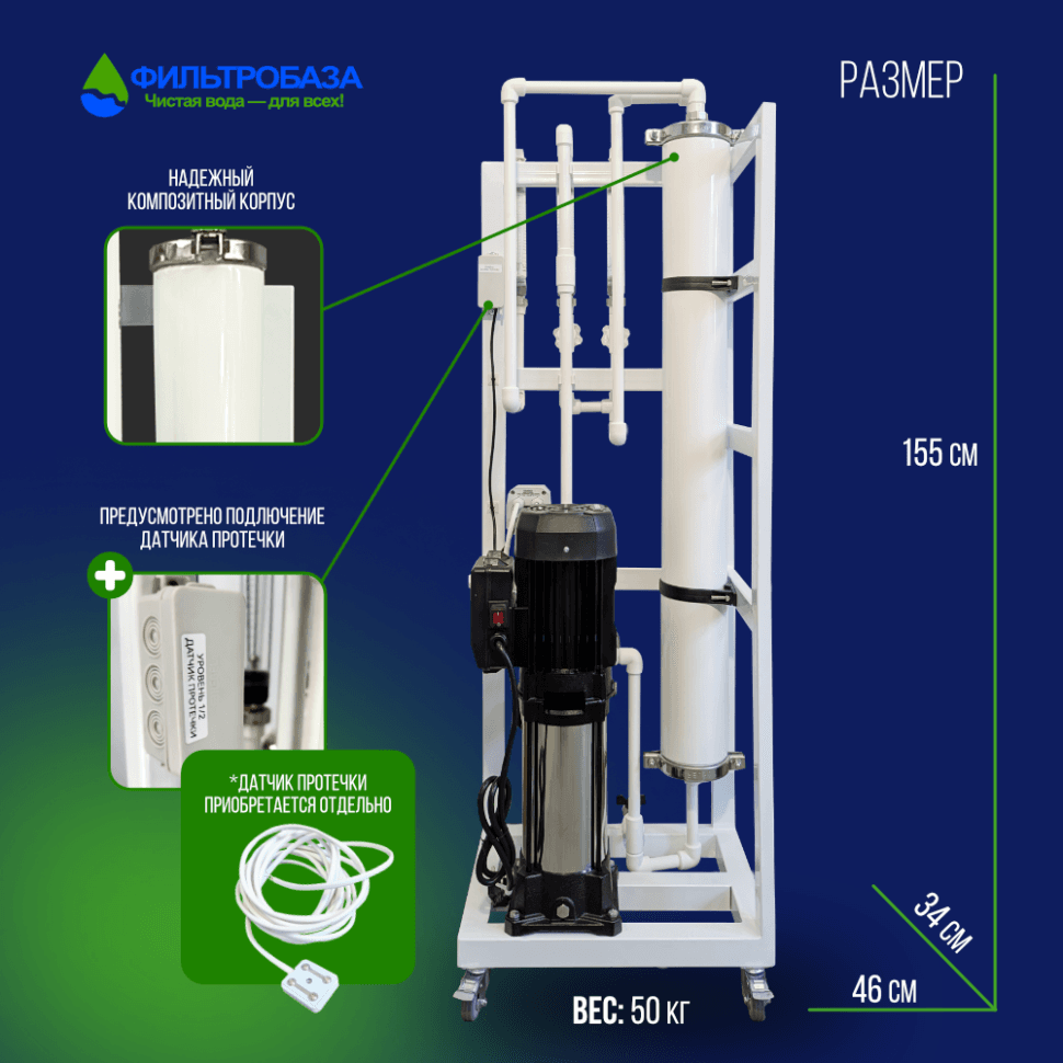 Система обратного осмоса NECOZ GOKENIN 250 STANDART — фото 3