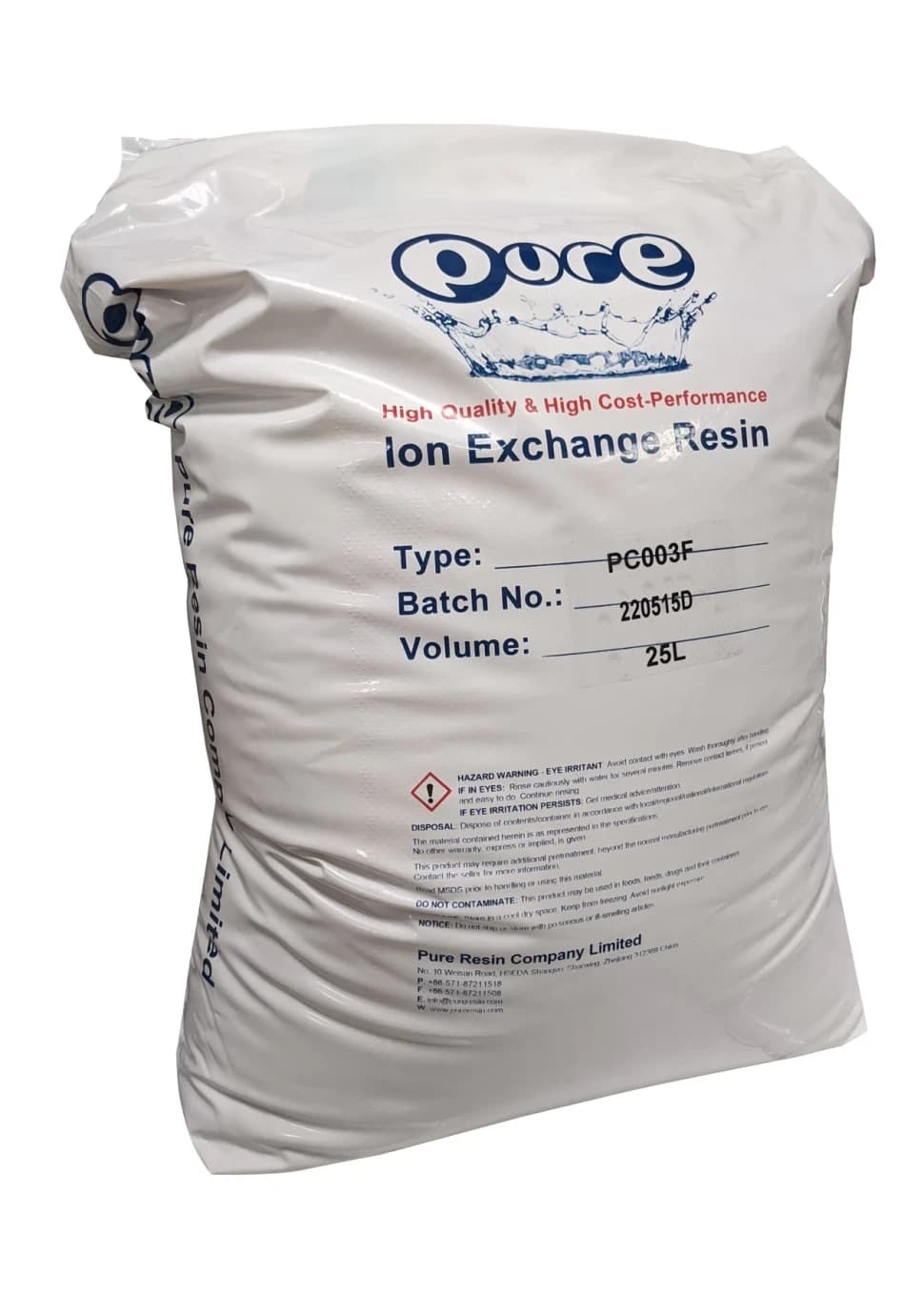 Cмола ионообменная Puresin (Пурезин) РС 003 "Fine Mesh" Black, 1л.