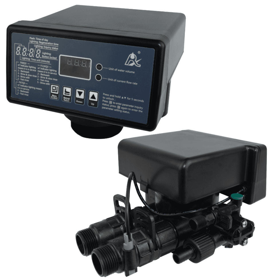 Блок управления RUNXIN ТМ.F116Q3 - умягч. с в/сч, до 4,5 м3/ч — фото 2