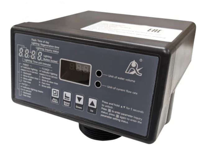 Блок управления RUNXIN ТМ.F116Q3 - умягч. с в/сч, до 4,5 м3/ч — фото 3