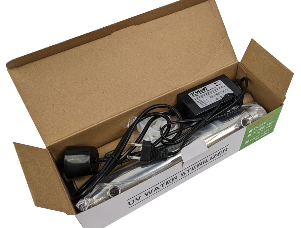 Ультрафиолетовый стерилизатор для воды UV-1 GPM, 12W, 200 л/час — фото 2