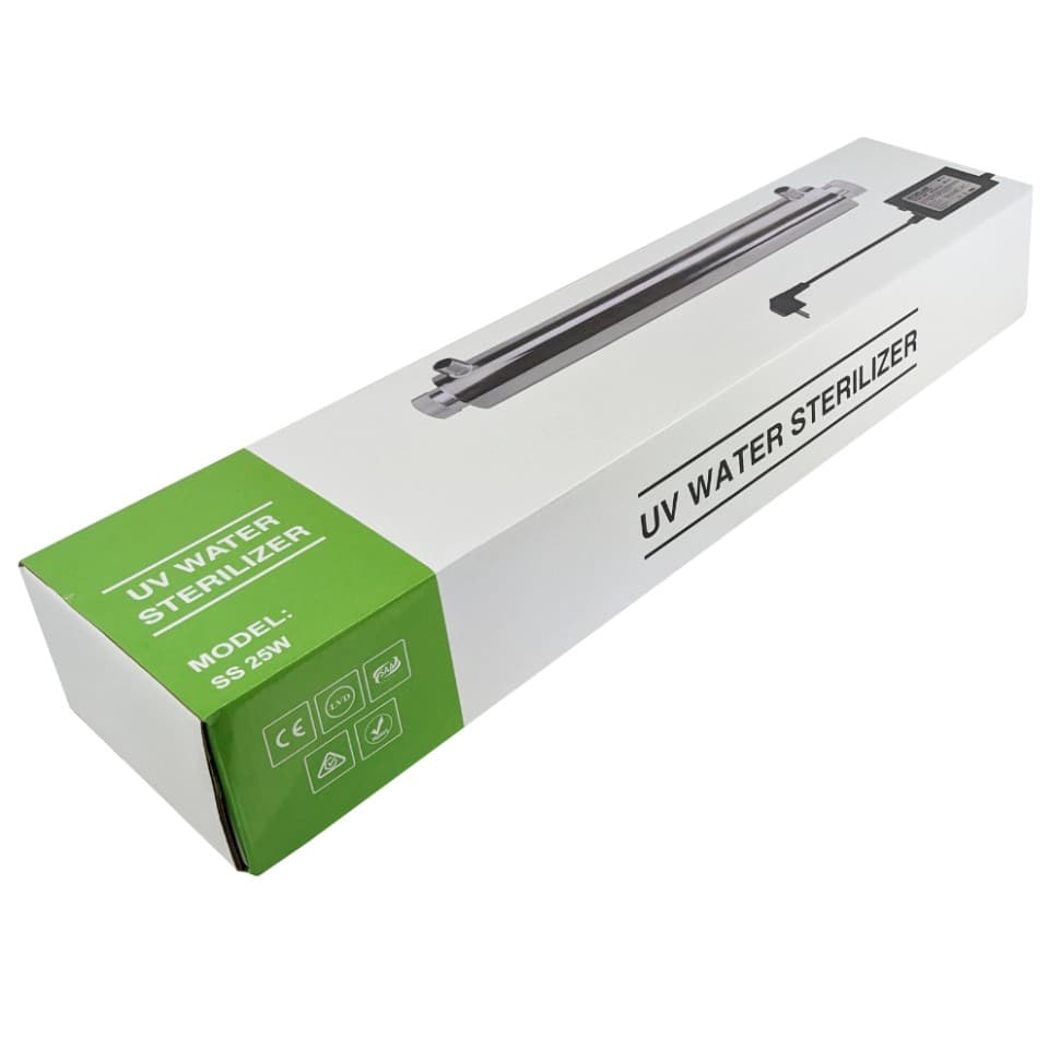 Ультрафиолетовый стерилизатор воды UV-6 GPM SS 25W 1", 1400 л/час — фото 3