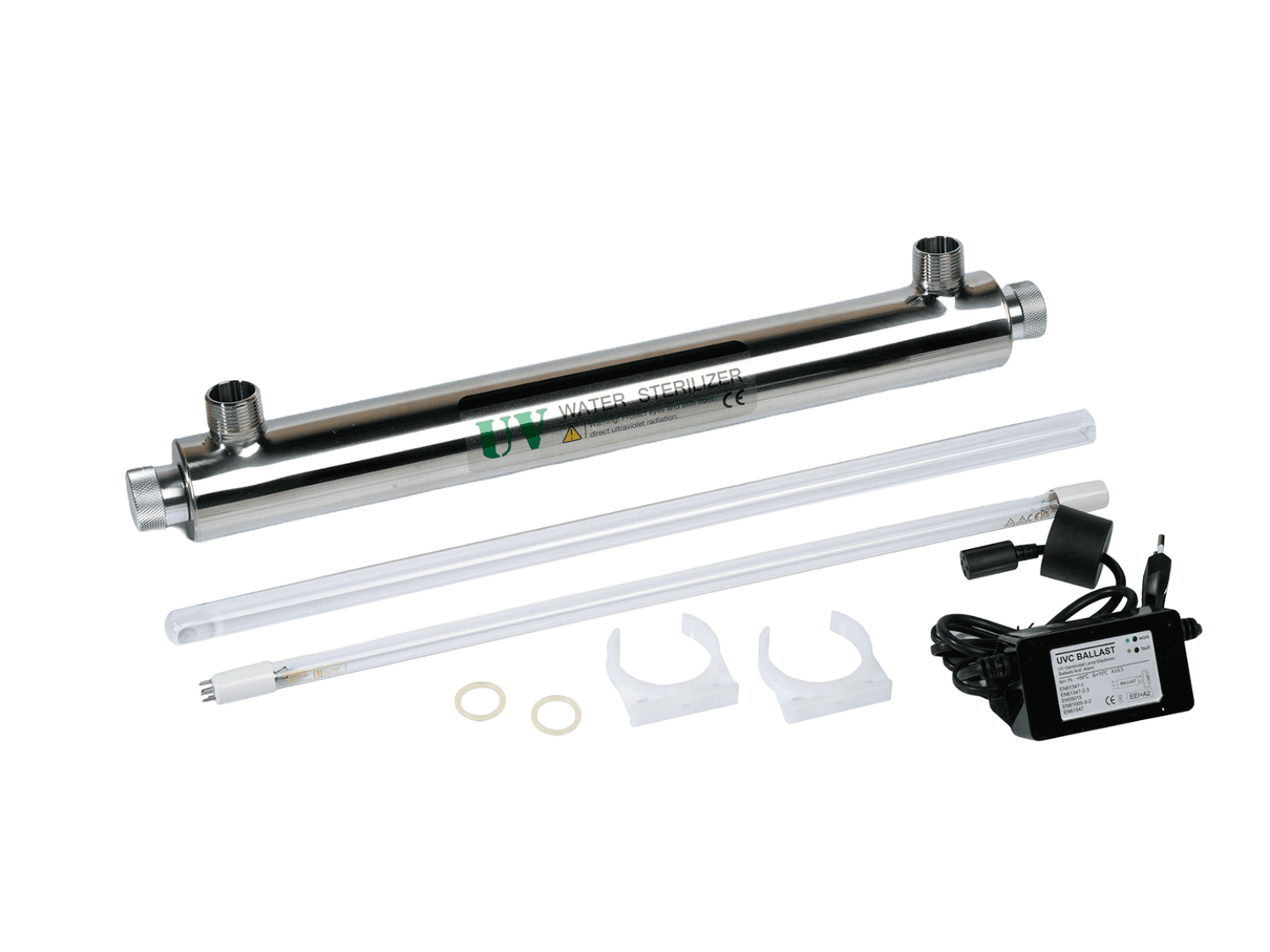 УФ стерилизатор STERILIZER — UV6GPM — 1" (до 1,8 м³/ч), лампа PHILIPS