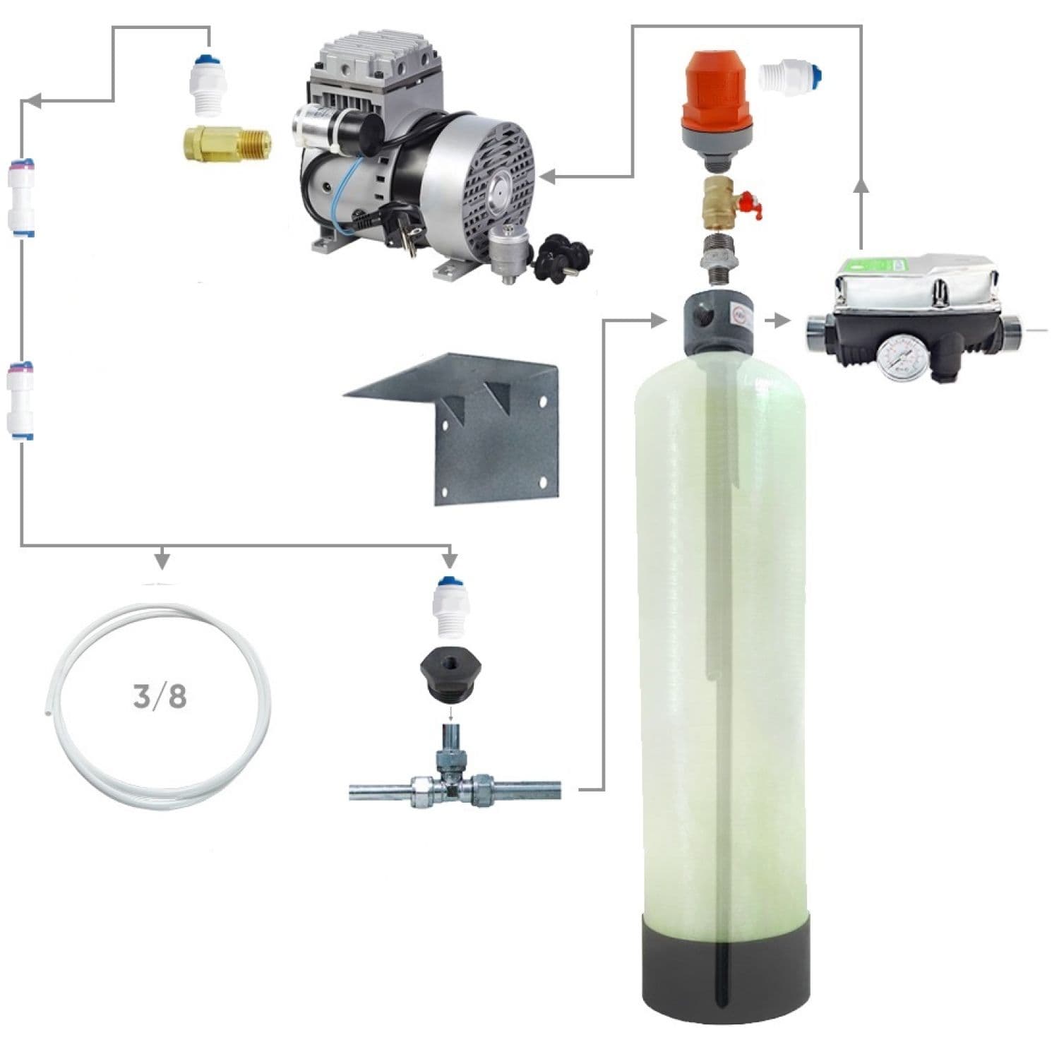 Напорная аэрация 3072/AP2(JP-40DC)/MAC01 (Аналог BRIO)