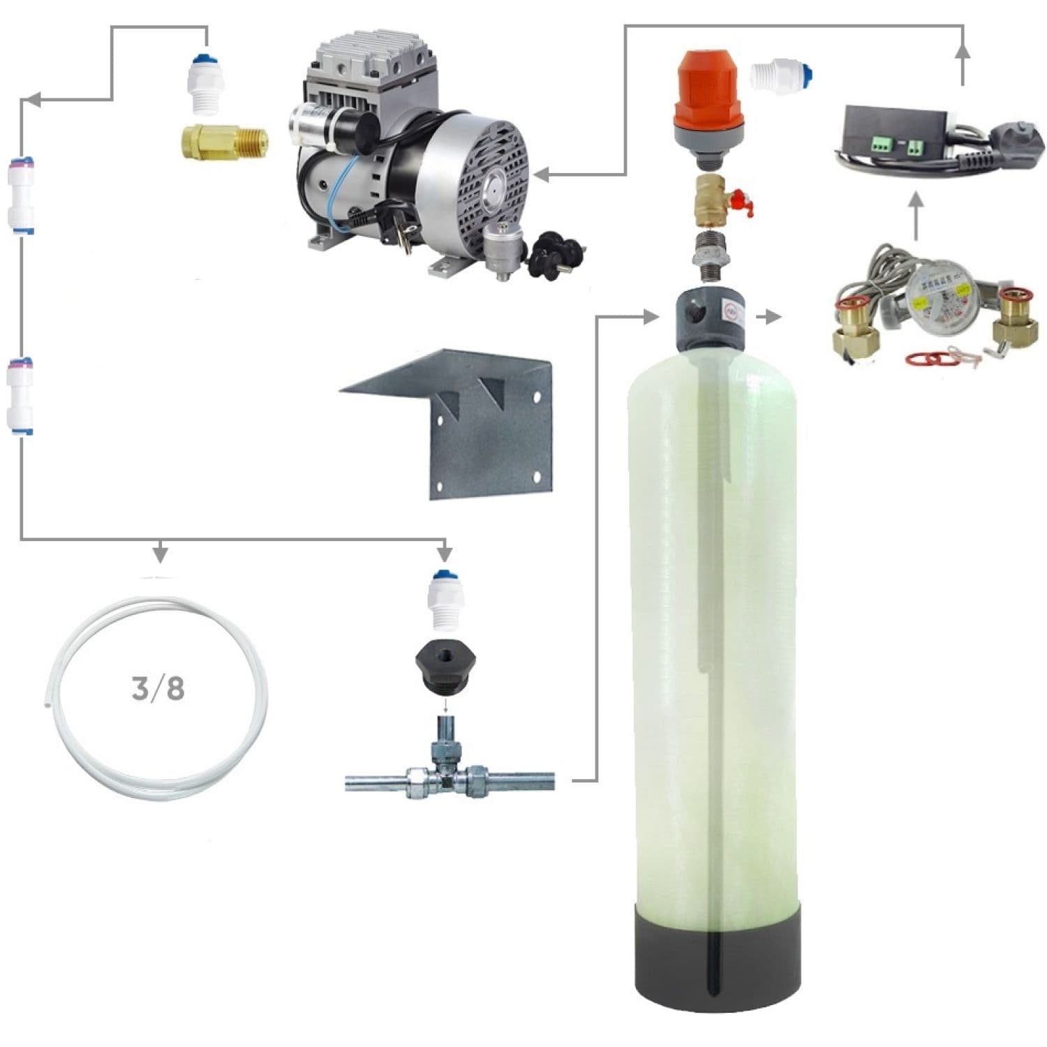 Напорная аэрация 1354/AP2(JP-40DC)/dn20