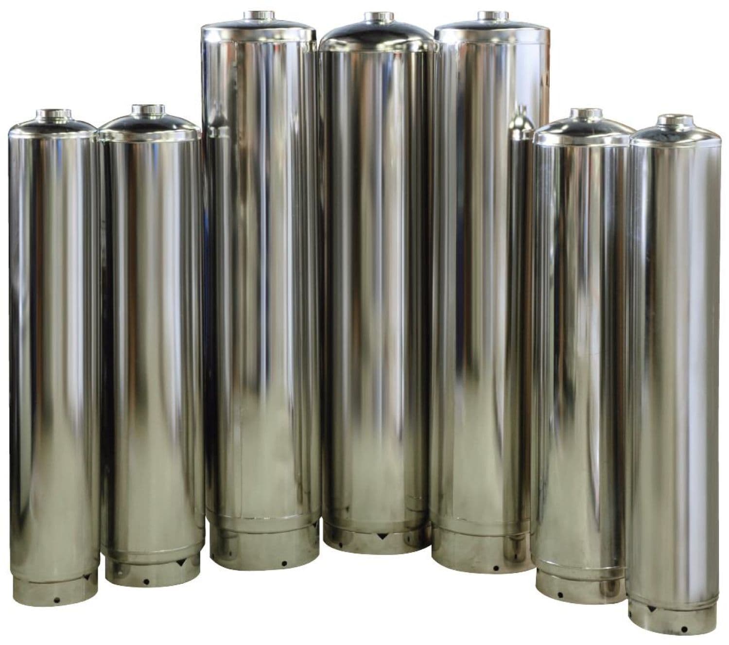 SS304-1665-2,5" Aquapro Нерж. корпус D40.6xH165, толщина стенки 2мм