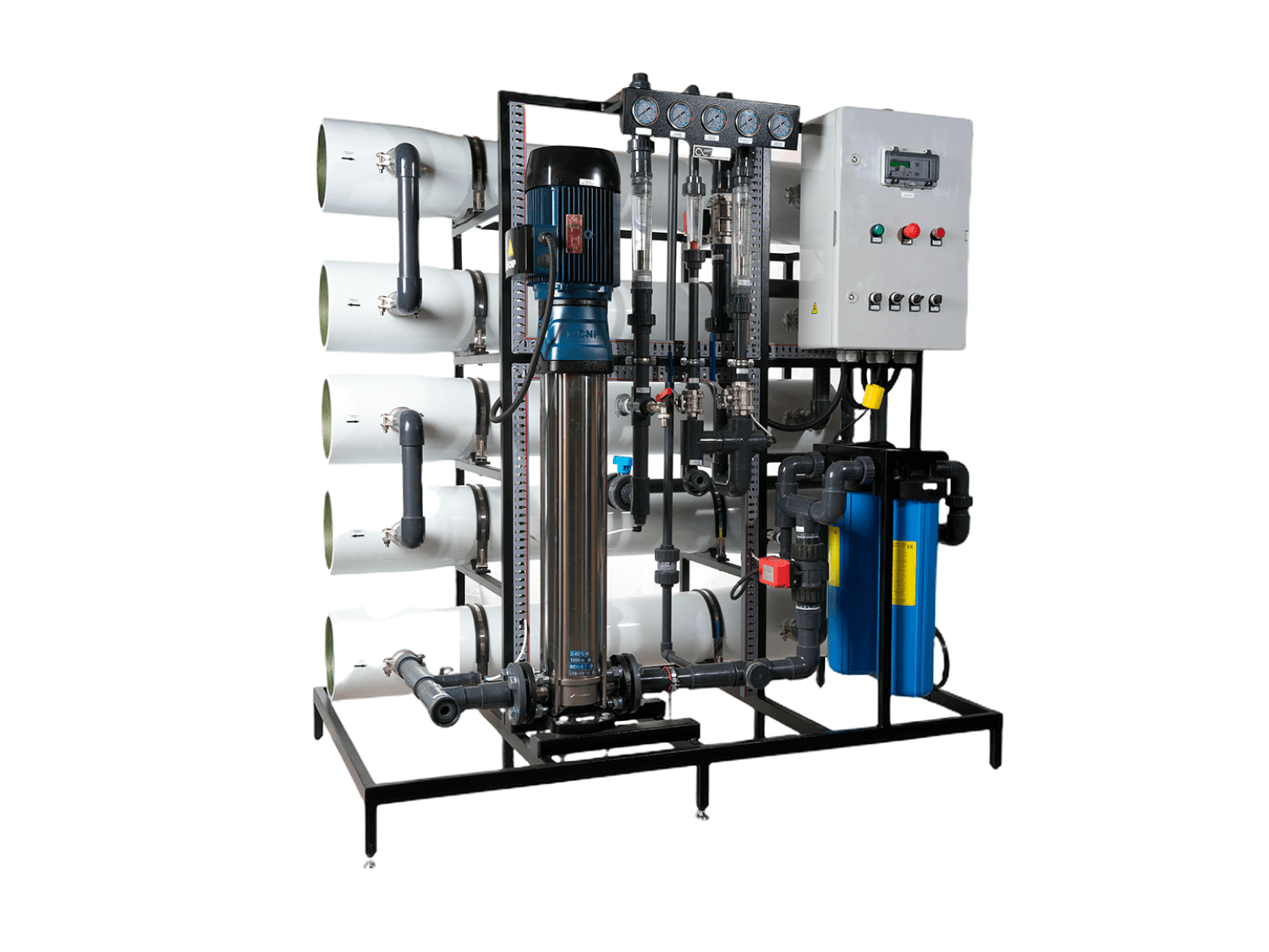 АКВАПЛЕКС RO-5/8040 - установка обратного осмоса с насосом (до 5 м3/ч) — фото 2