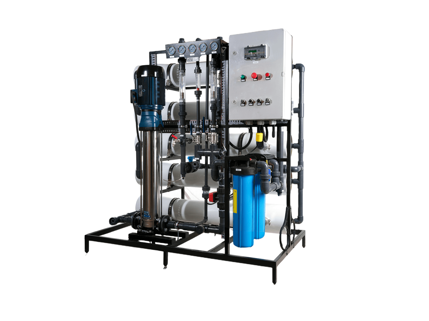 АКВАПЛЕКС RO-5/8040 - установка обратного осмоса с насосом (до 5 м3/ч) — фото 3