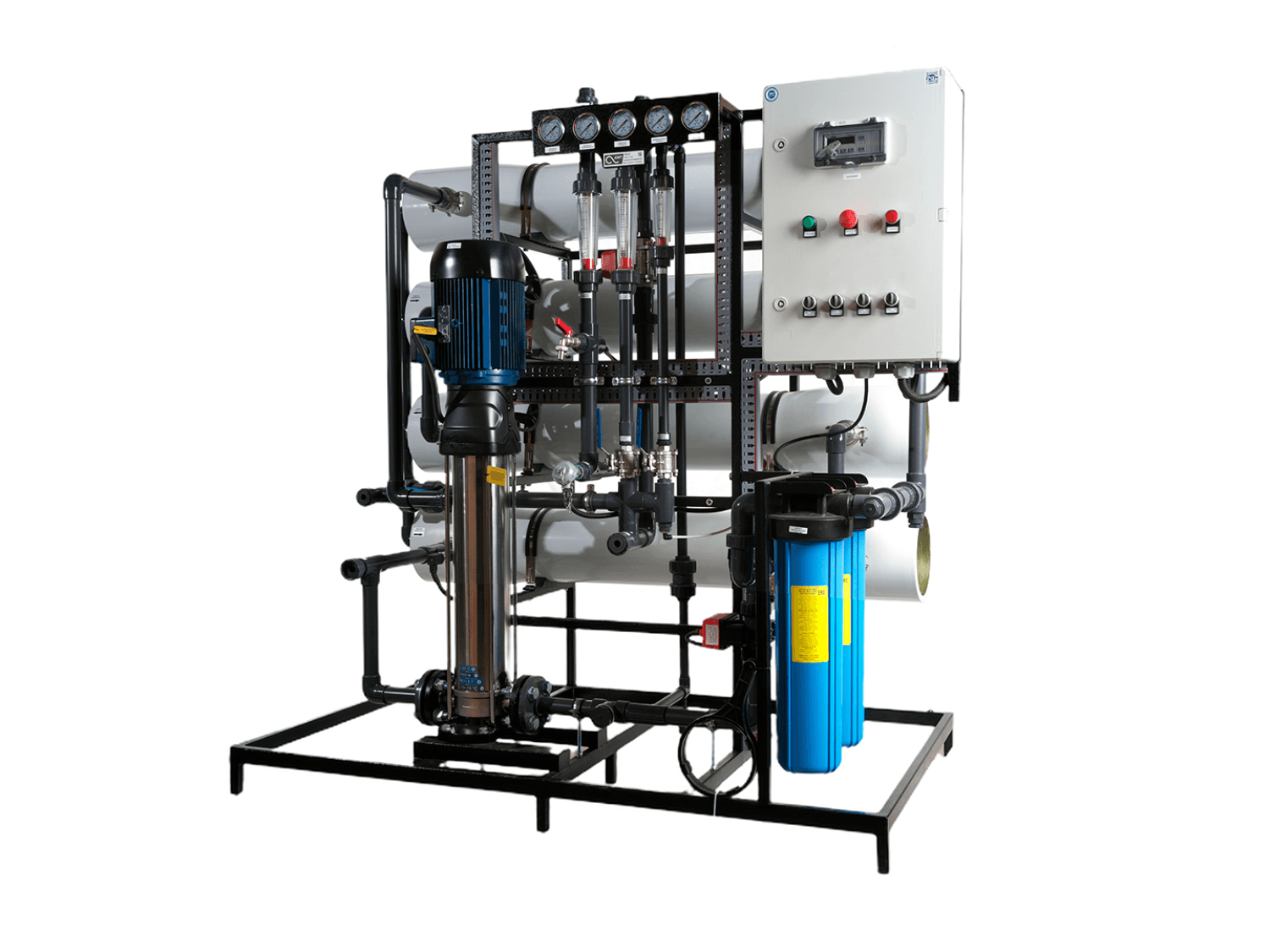 АКВАПЛЕКС RO-4/8040 - установка обратного осмоса с насосом (до 4 м3/ч) — фото 2