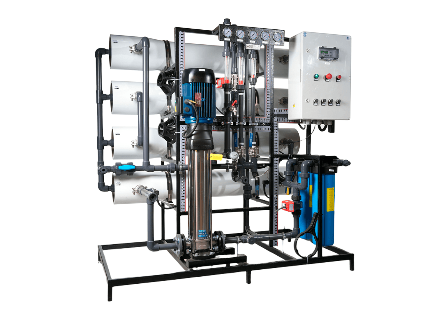 АКВАПЛЕКС RO-4/8040 - установка обратного осмоса с насосом (до 4 м3/ч) — фото 3