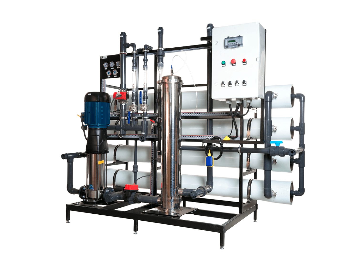 АКВАПЛЕКС RO-8/8040 - установка обратного осмоса с насосом (до 8 м3/ч) — фото 2