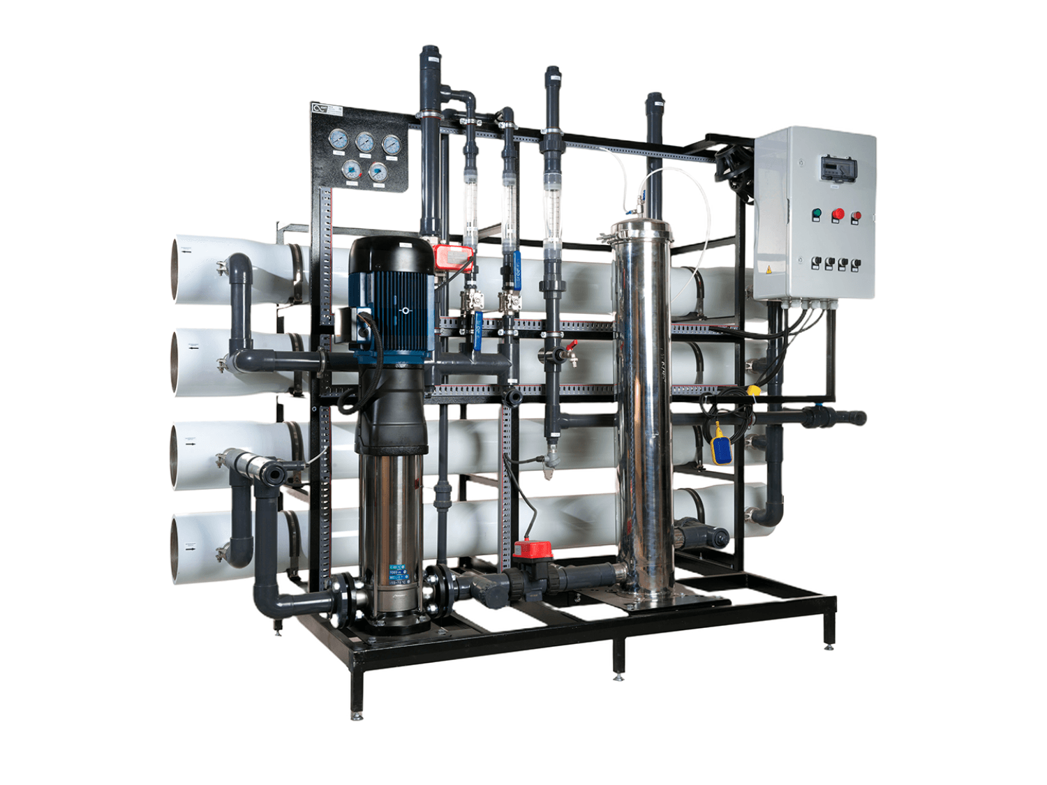 АКВАПЛЕКС RO-8/8040 - установка обратного осмоса с насосом (до 8 м3/ч) — фото 3