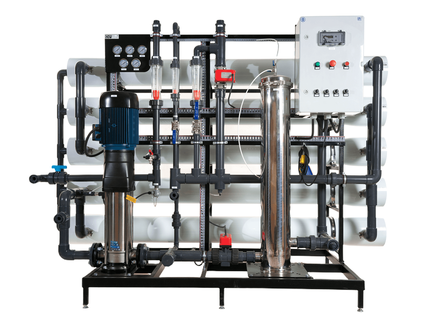 АКВАПЛЕКС RO-10/8040 - установка обратного осмоса с насосом (до 10 м3/ч)