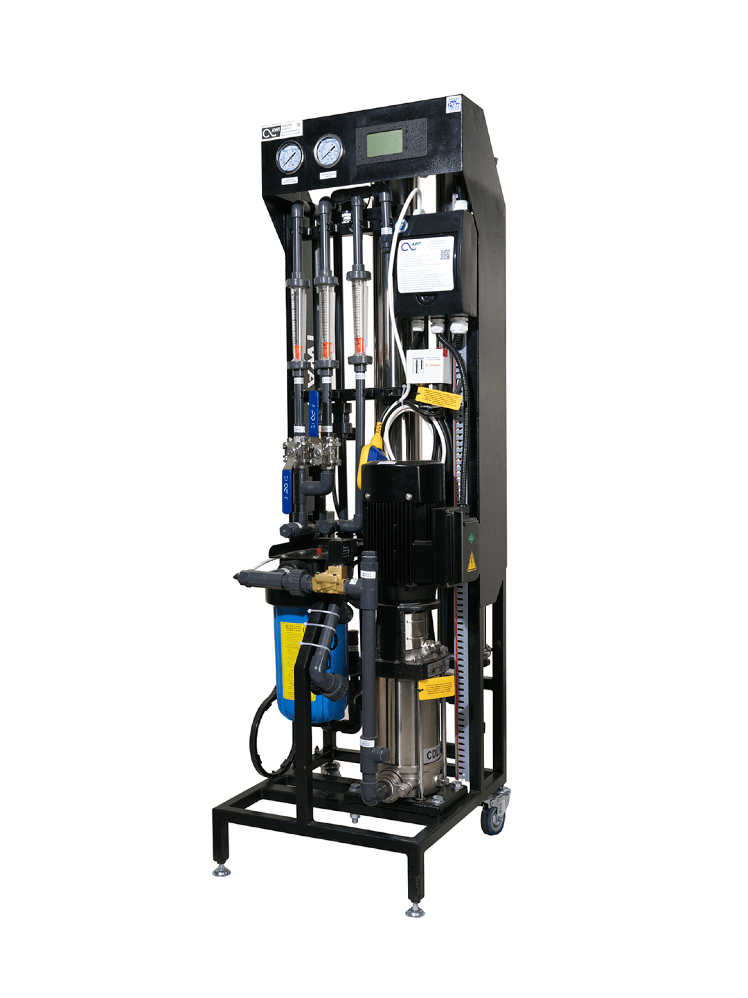 AWT RO-500L (2/4040) - установка обратного осмоса с насосом (до 0,5 м3/ч)