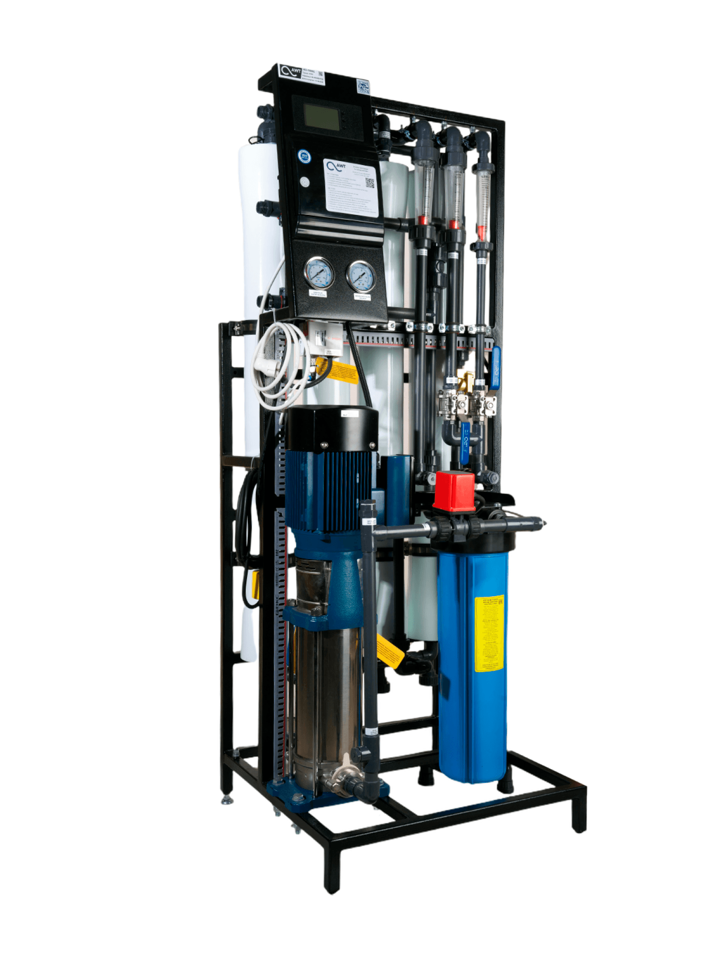 AWT RO-1000L (4/4040) - установка обратного осмоса с насосом (до 1 м3/ч) — фото 2