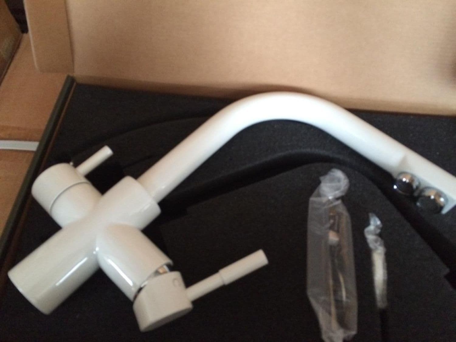 Кран чистой воды, совмещенный со смесителем, White (NKD 0212 WE)