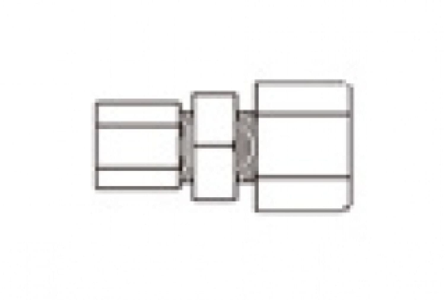 Фитинг JC 15-4-6 Aquapro Соединитель д/трубки 1/4"x3/8" (резьба)