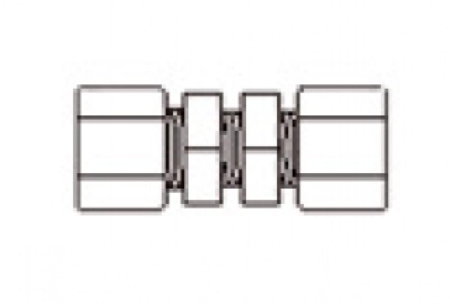 Фитинг JC 15-4-D Соединитель д/трубки 1/4"x1/4" (резьба)