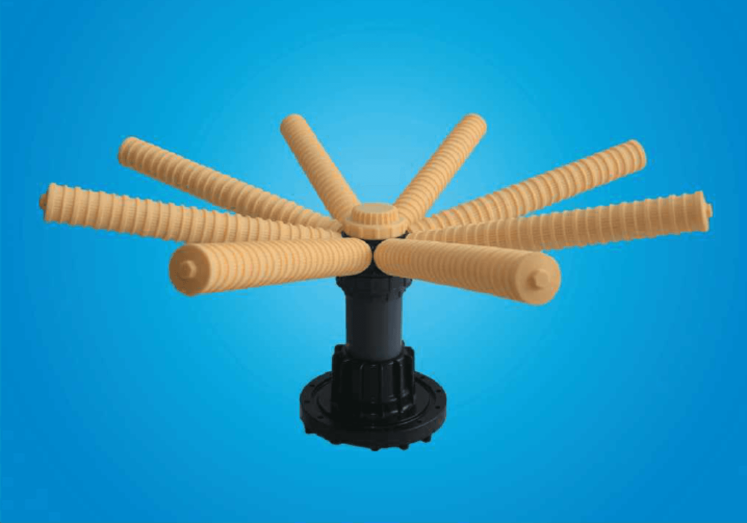 Распред. система нижняя HD5675B2-1 с нижн. выход, 90мм для корпусов 54"-63" (для бок. посадки)