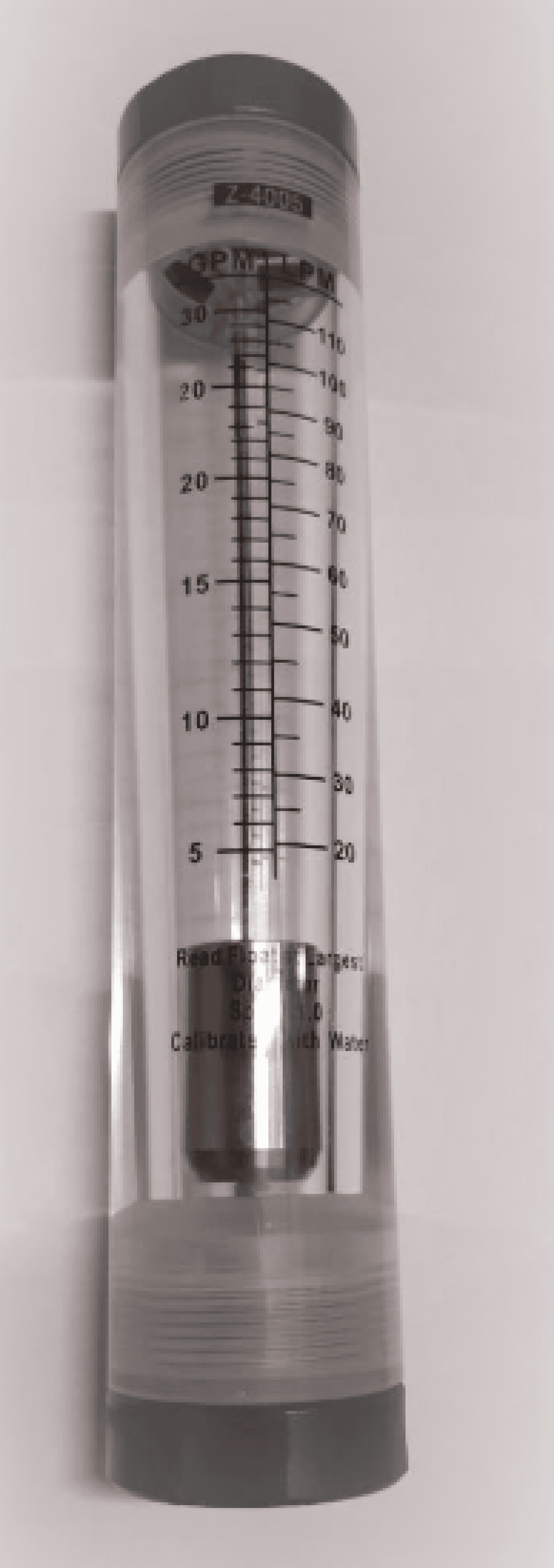 Ротаметр IN-LINE модели Z-4008 50-150 GPM (11,5-34,0 м³/час) 2 "