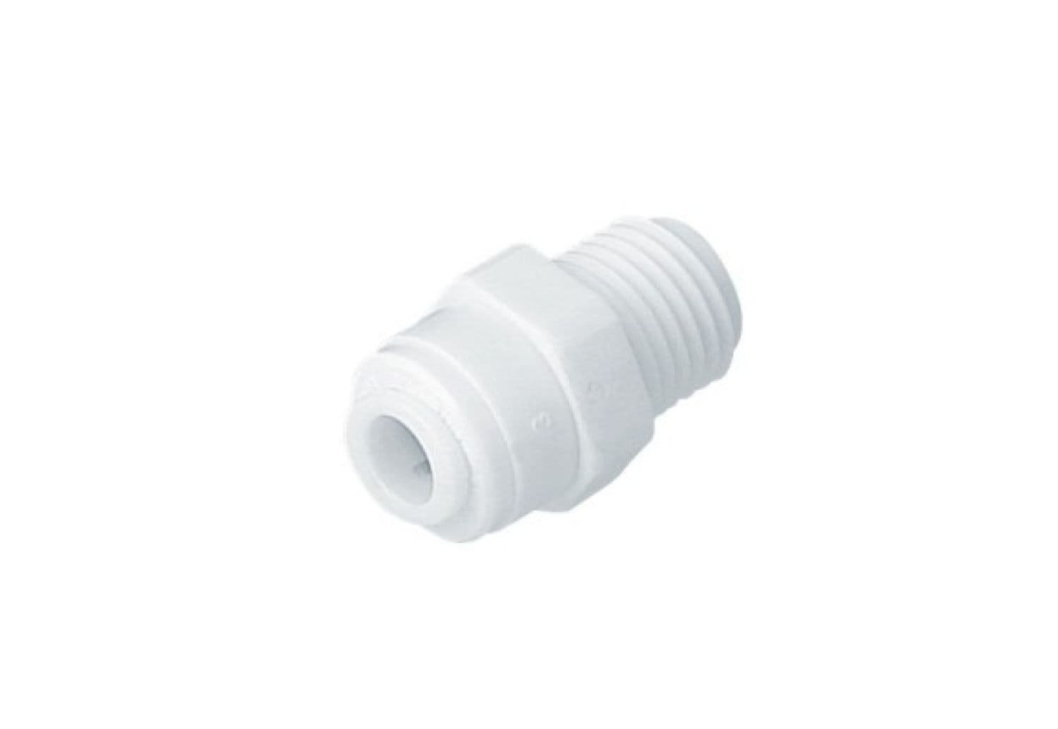 Фитинг прямой 1/2"-1/2"(трубка-резьба) Корея BSPT (AMCBT0707W)
