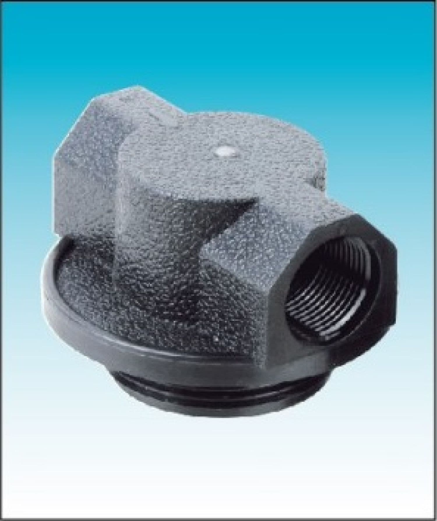 Оголовок для контактной колонны, под трубу 1,05", 1 "BSP In/Out Head ABS Suit 2,5" (JD103)