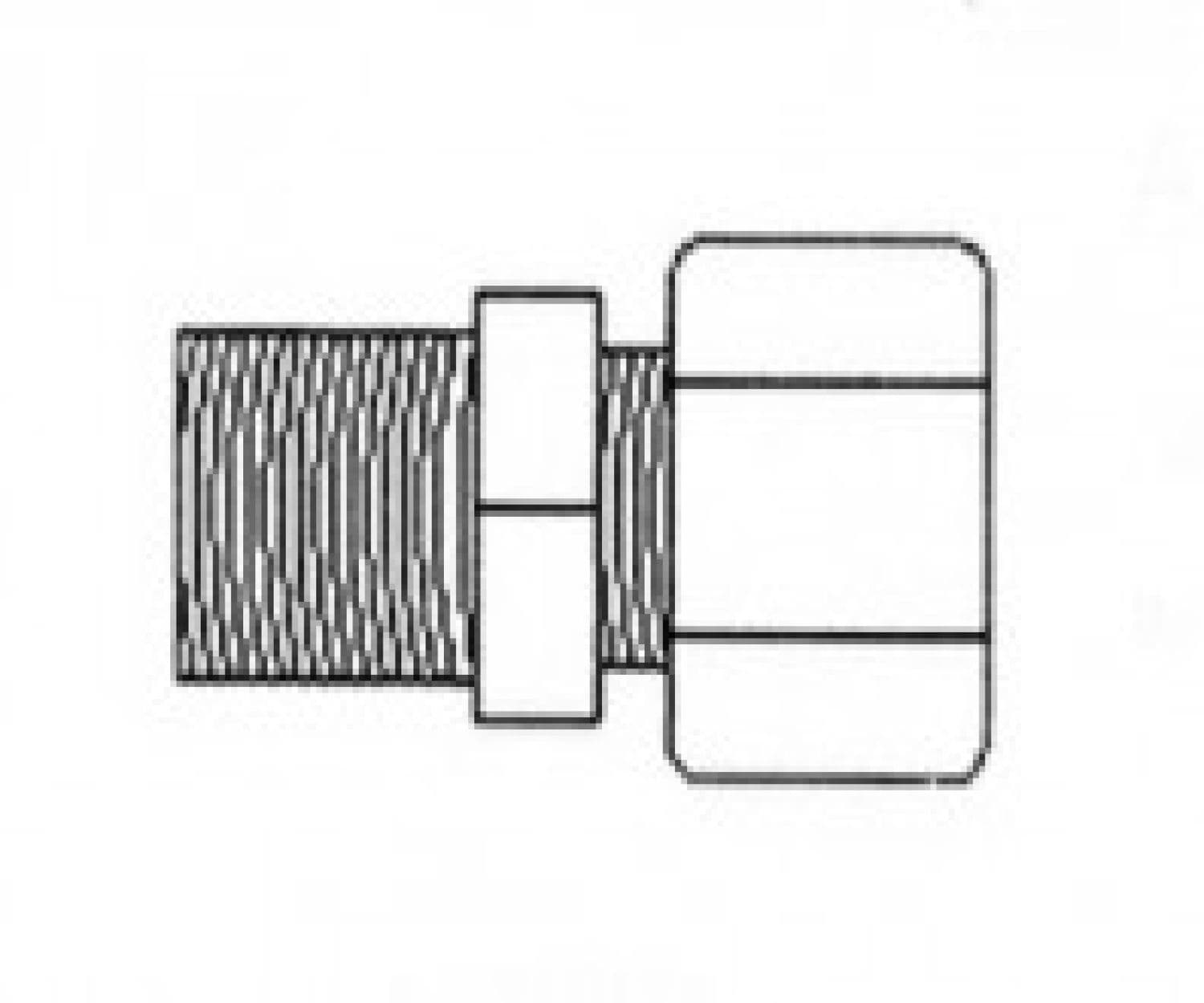 Фитинг JС 10-6-6 Aquapro Переходник 3/8"x3/8" (резьба)