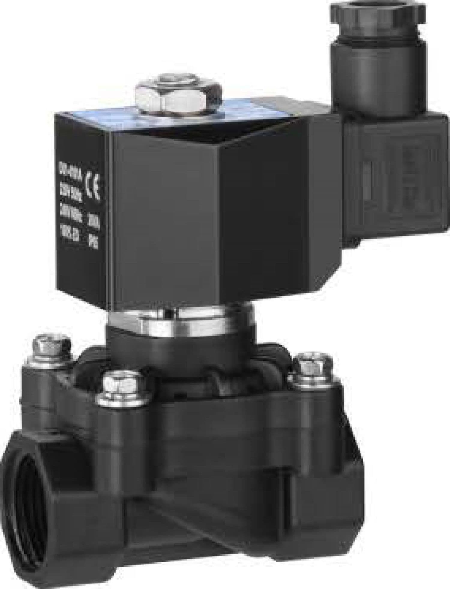 Соленоидный вентиль прямого действия SANLIXIN 1/2" NC (ZS1DF02N7D15, plastic, 0-8 bar, 220V)