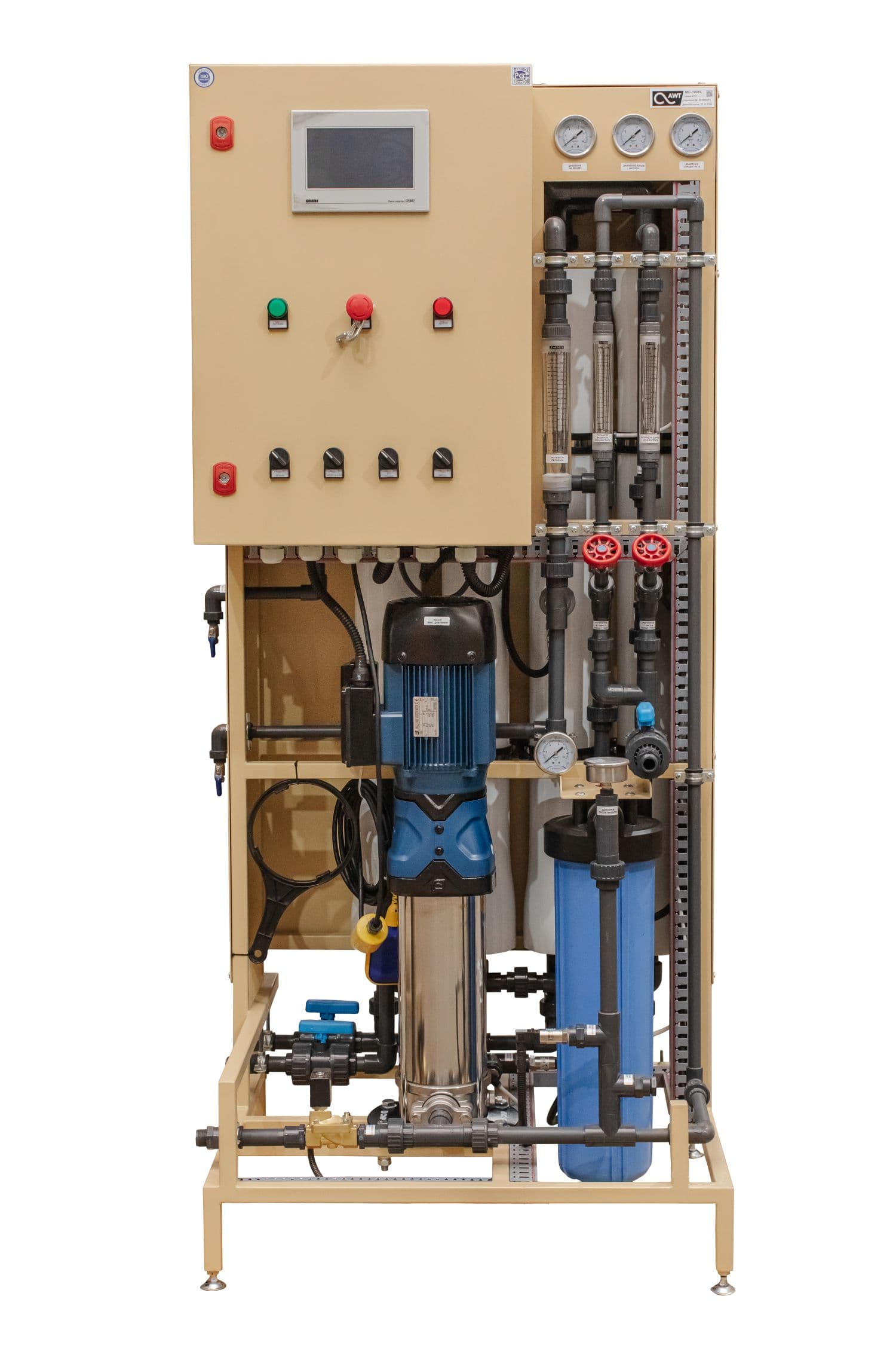AWT MC 2540-1 - установка обратного осмоса с насосом