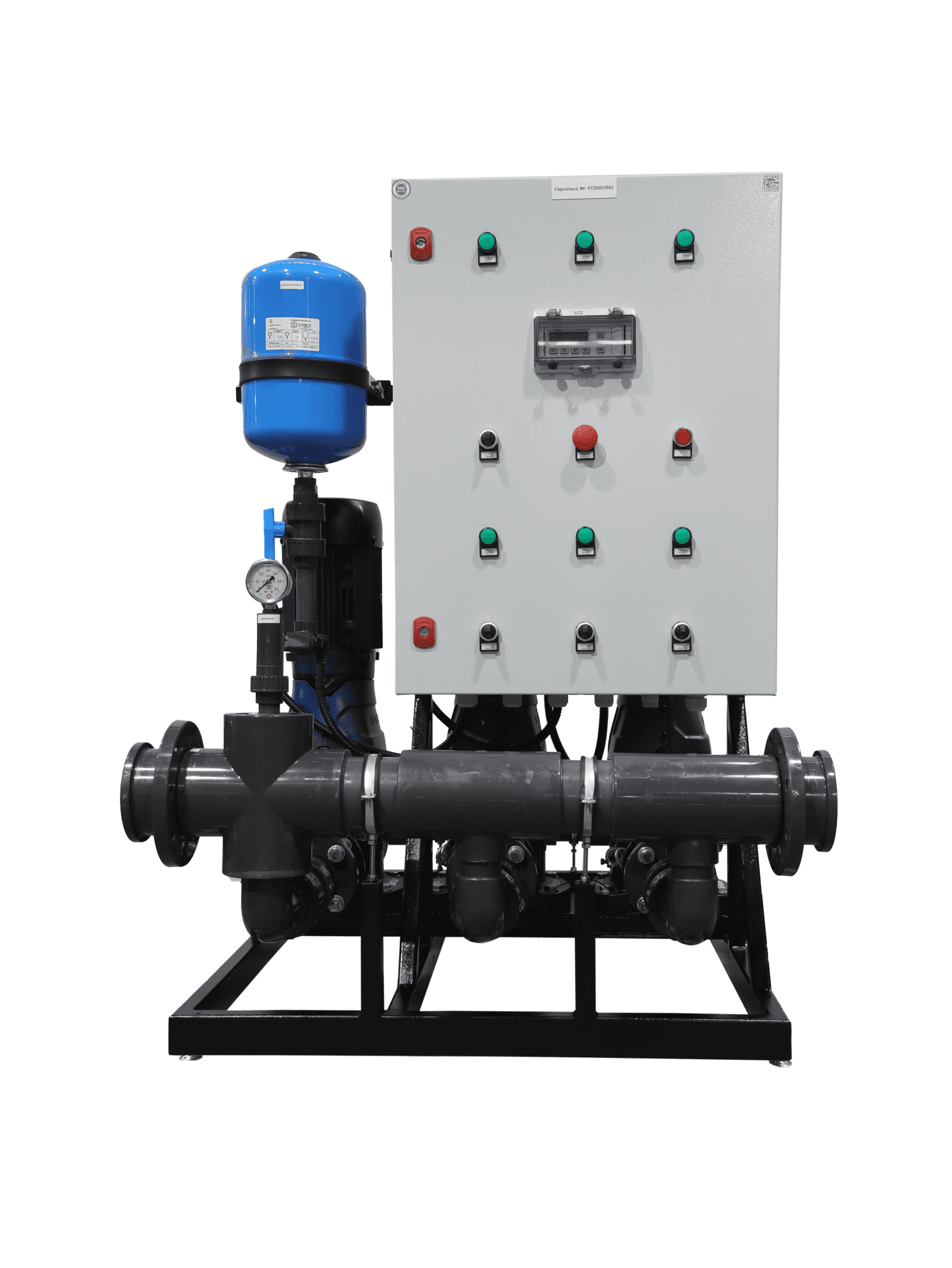 Насосная станция AWT PS 3V7,2-65/35-20 — 3 насоса, 7.2–65 м³/ч, напор 21–37 м