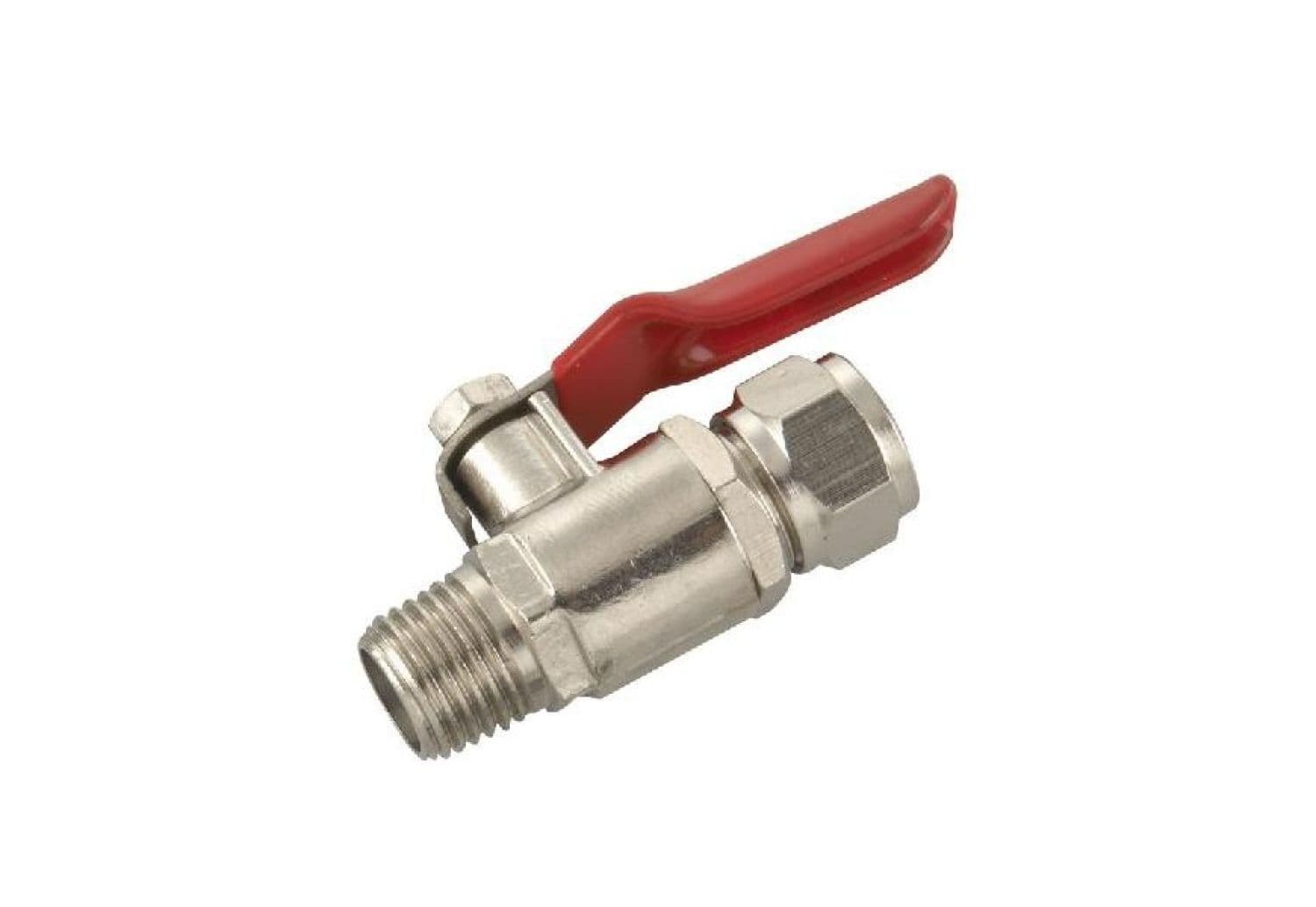 Шаровый вентиль под трубку 3/8" (BV-3BC)