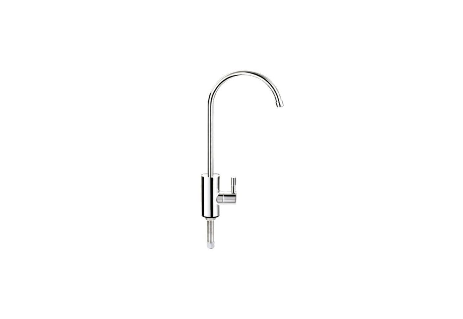 Кран 7,5 см с керамическим переключателем - silver (F-09-2BC-L)