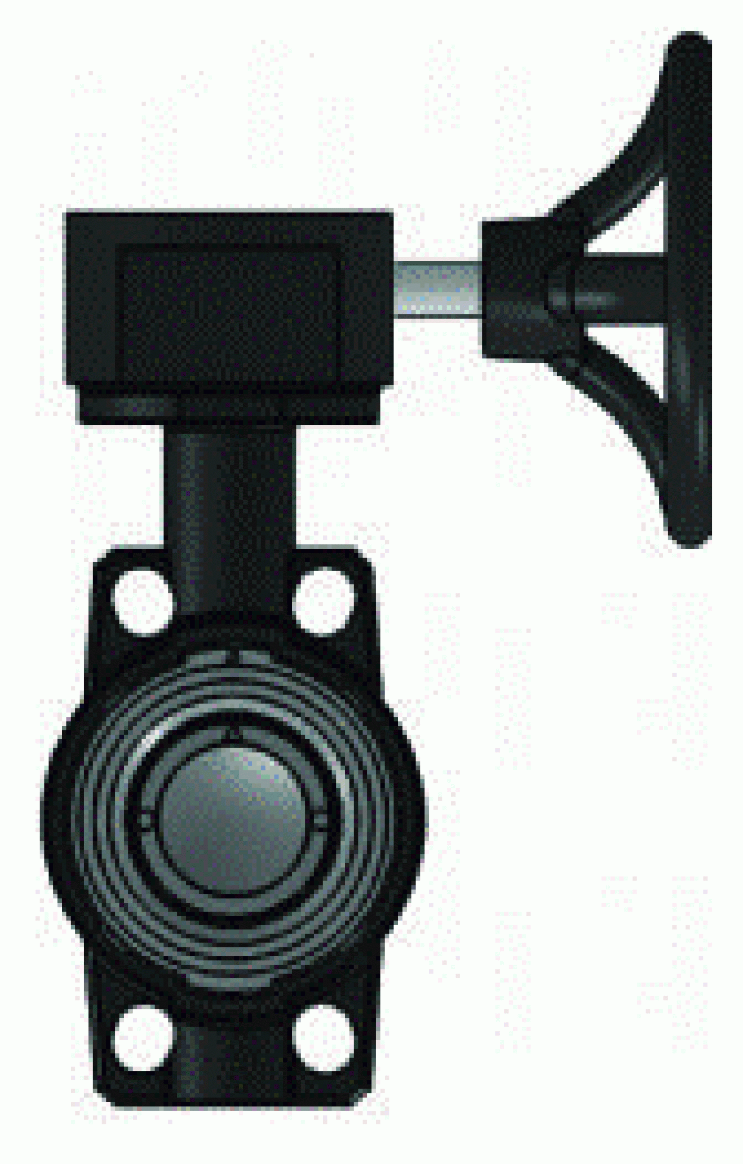 Дисковый затвор с ручным краном FPM, d110 PN16 (201 11 110 4)